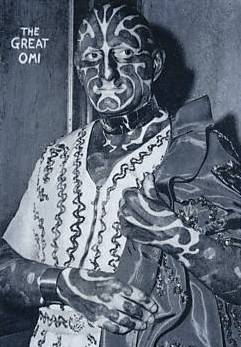 circus THE GREAT OMI TATTOO SIDESHOW  adjusted